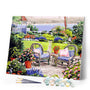 Paint by numbers | Water garden | advanced flowers new arrivals landscapes | Figured'Art