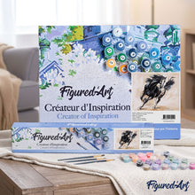 Load image into Gallery viewer, paint by numbers | Black Horse | animals horses intermediate | FiguredArt