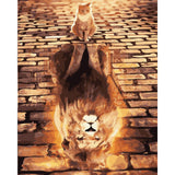 Paint by numbers | Kitten will become a lion | animals cats advanced lions new arrivals | Figured'Art