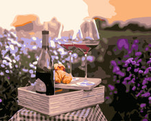 Load image into Gallery viewer, Paint by Numbers - Wine glasses in the fields
