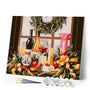 Paint by numbers | Wine bottles on the table | advanced kitchen new arrivals | Figured'Art