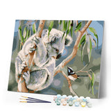 Paint by Numbers - Koala and bird