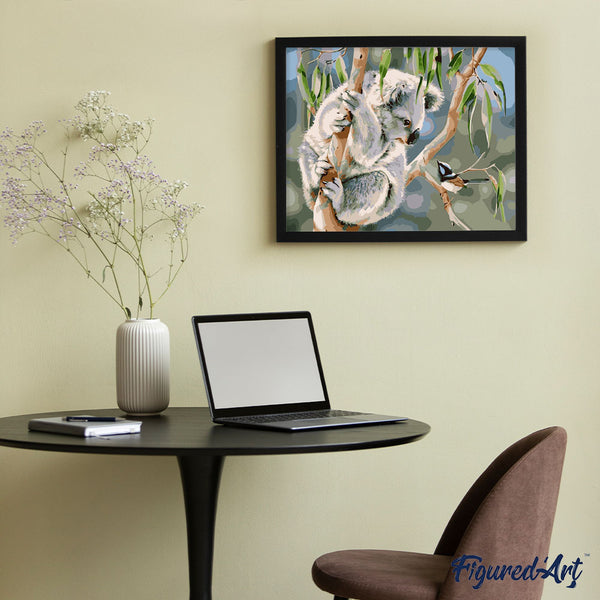 Koala and bird