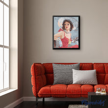 Load image into Gallery viewer, paint by numbers | Elegant Lady | animals elephants intermediate portrait romance | FiguredArt
