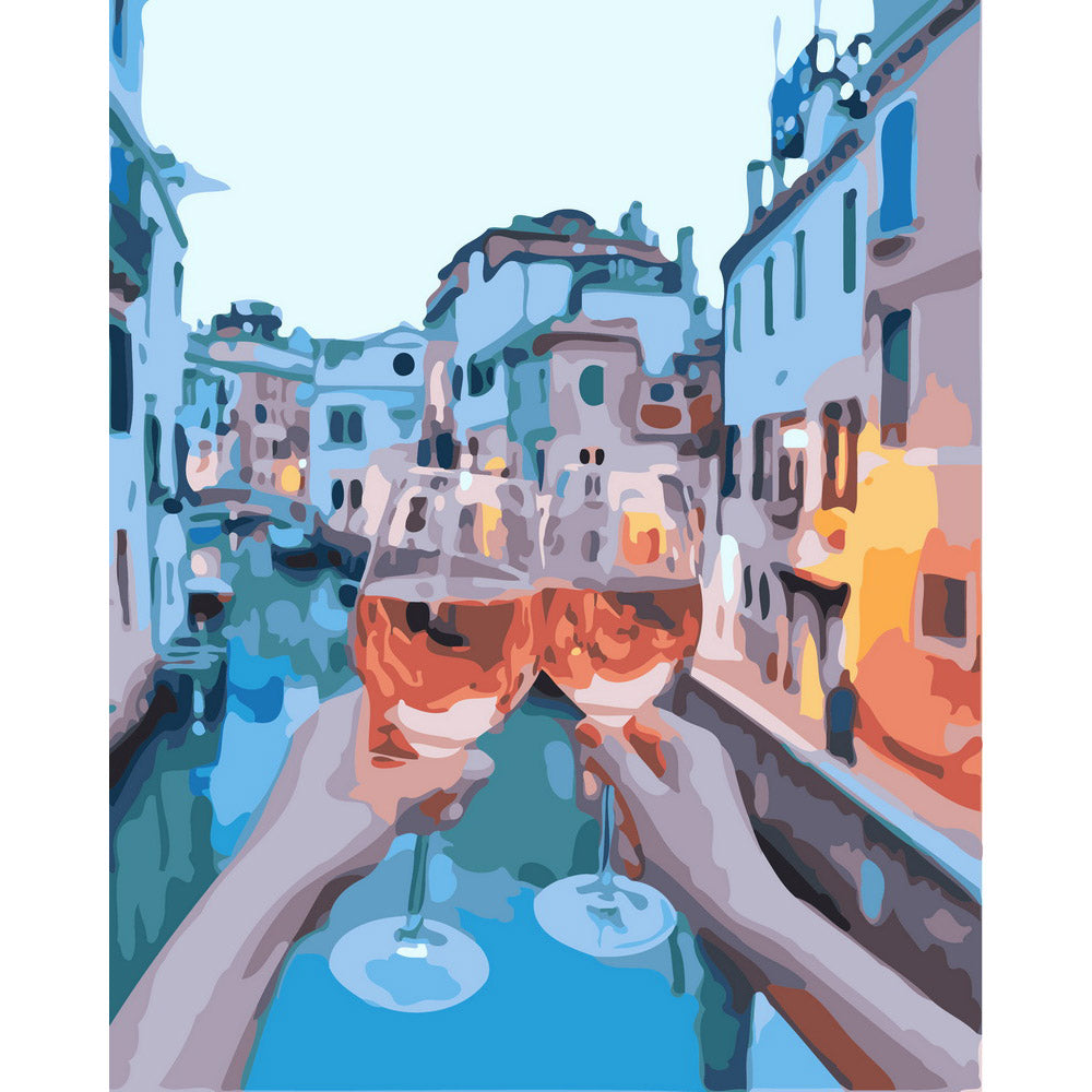 Aperitif by the canal