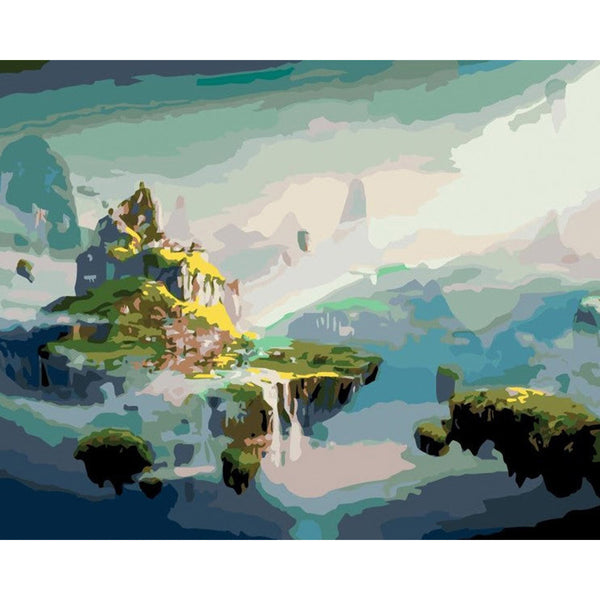 paint by numbers | Rainbow Mountains | advanced landscapes mountains world | FiguredArt