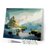 paint by numbers | Rainbow Mountains | advanced landscapes mountains world | FiguredArt