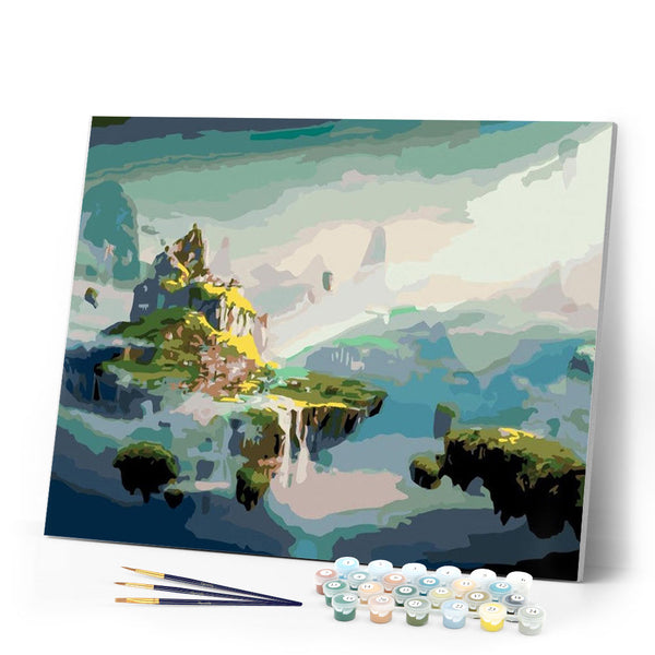 paint by numbers | Rainbow Mountains | advanced landscapes mountains world | FiguredArt