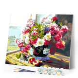 Paint by Numbers - Flowers by the veranda