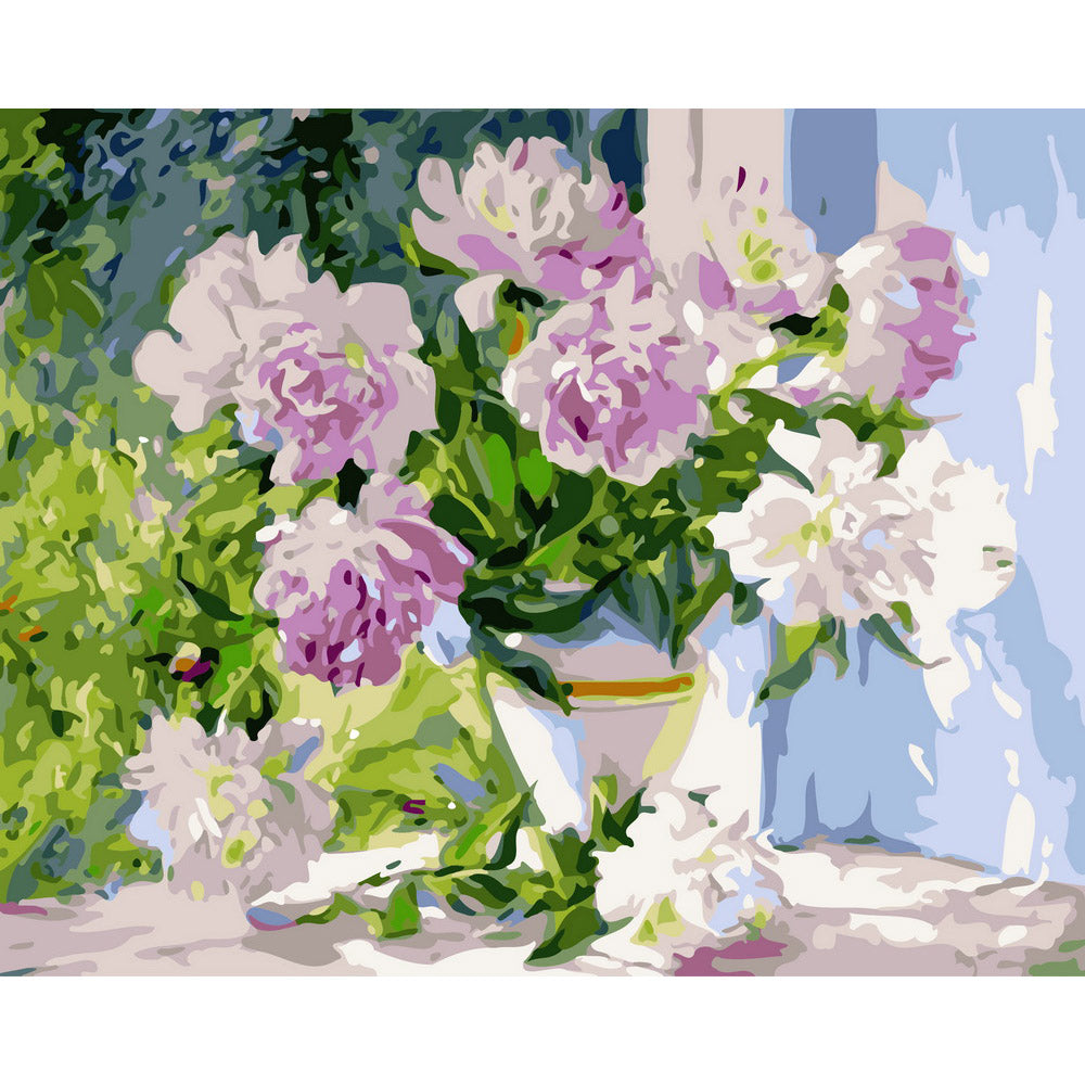 Lovely bouquet of flowers in the sun