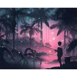 paint by numbers | Night Fishing | advanced landscapes | FiguredArt