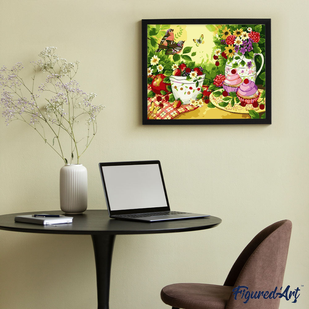 Flowers - fruits and birds
