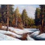 paint by numbers | Frozen Forest | advanced landscapes | FiguredArt