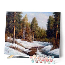 Load image into Gallery viewer, paint by numbers | Frozen Forest | advanced landscapes | FiguredArt