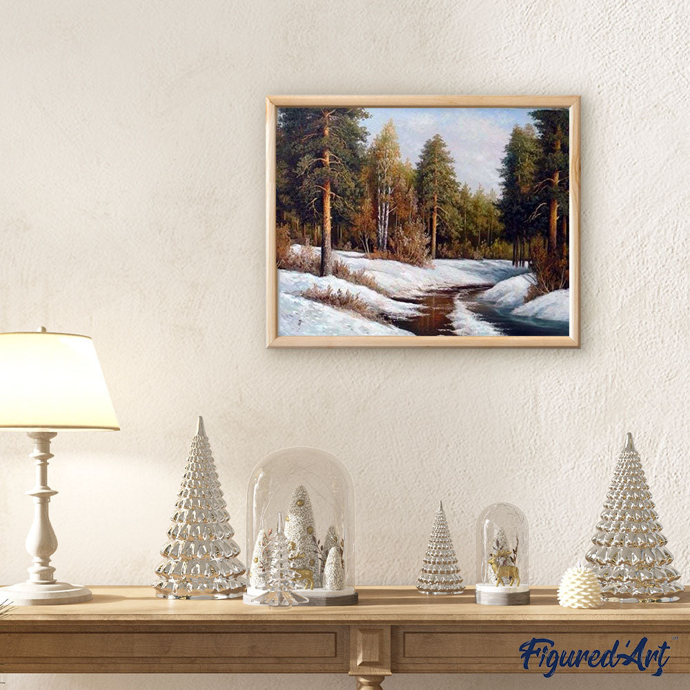 paint by numbers | Frozen Forest | advanced landscapes | FiguredArt