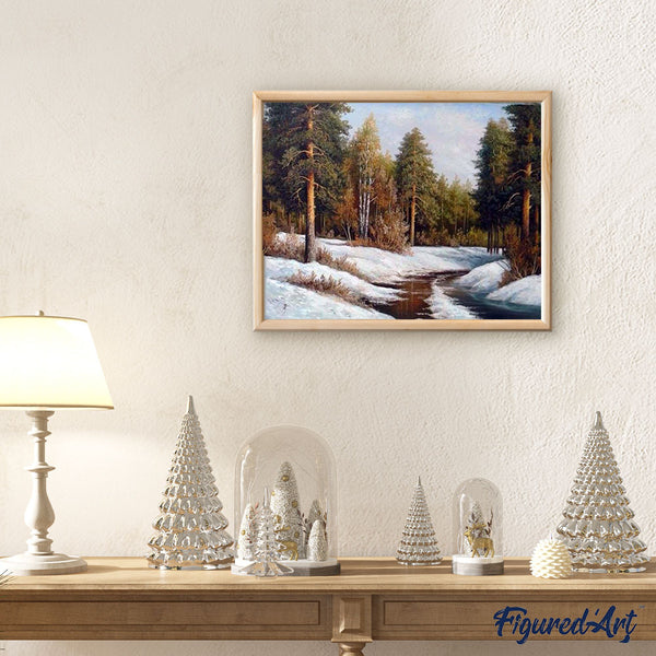 paint by numbers | Frozen Forest | advanced landscapes | FiguredArt