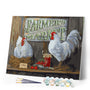 Paint by Numbers - Chickens on the farm