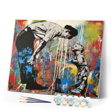 paint by numbers | Father and Son | advanced portrait | FiguredArt