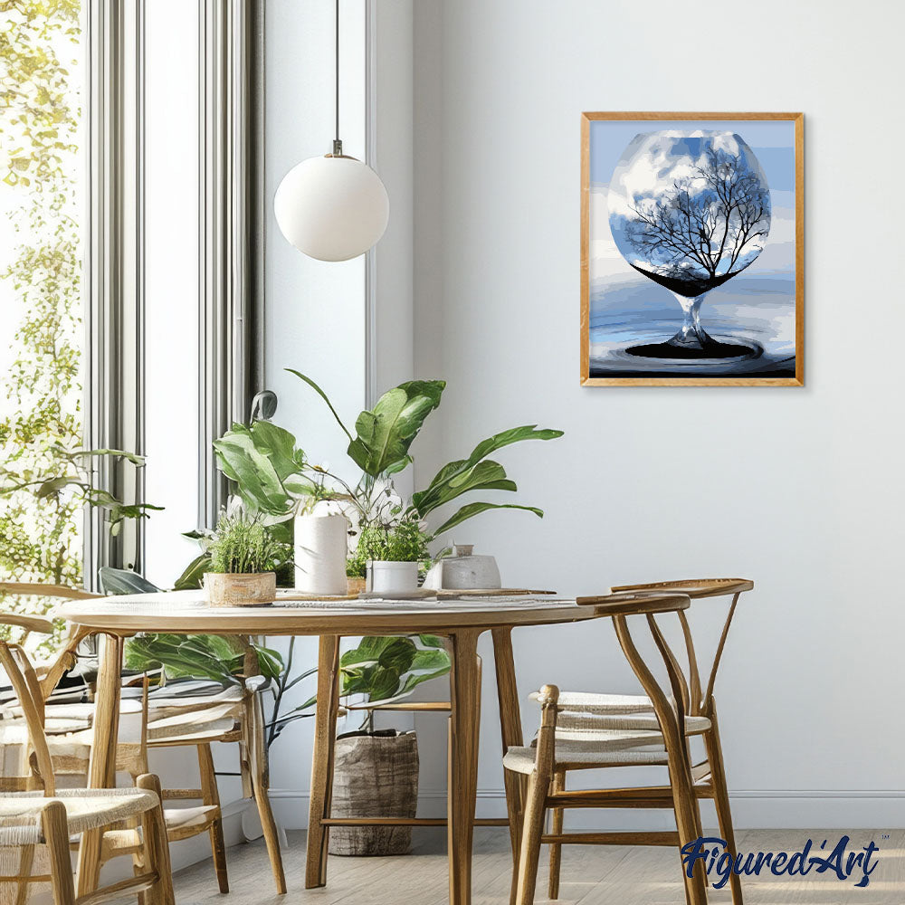 Tree in a glass