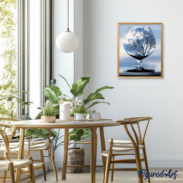 Tree in a glass