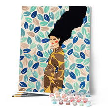 Load image into Gallery viewer, Woman design and leaves