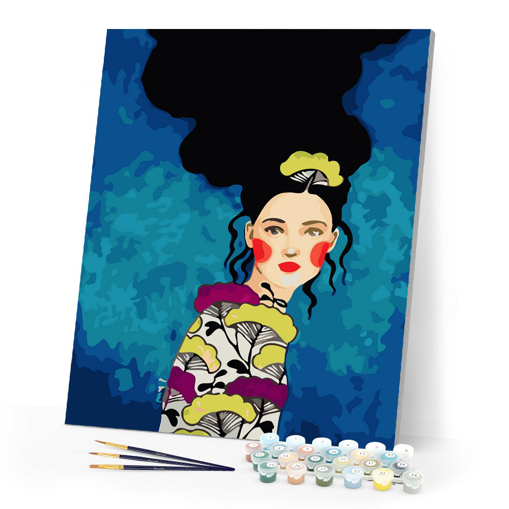 Paint by Numbers - Lovely portrait of a woman