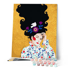 Load image into Gallery viewer, Paint by numbers | Woman and hairstyle | women intermediate new arrivals portrait | Figured'Art