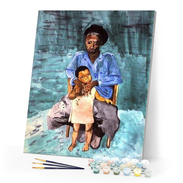 paint by numbers | Nurturing Parent | advanced portrait | FiguredArt