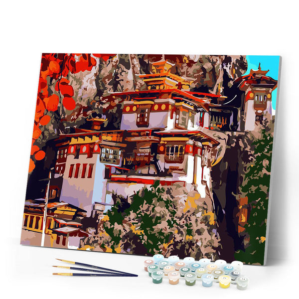 Paint by numbers | Somewhere in Asia | advanced new arrivals landscapes cities | Figured'Art