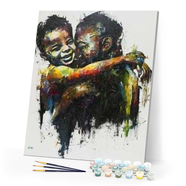 paint by numbers | Fathers love | advanced portrait | FiguredArt