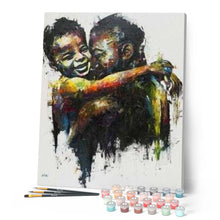 Load image into Gallery viewer, paint by numbers | Fathers love | advanced portrait | FiguredArt
