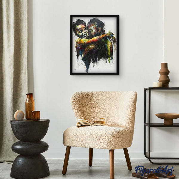 paint by numbers | Fathers love | advanced portrait | FiguredArt