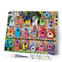 Paint by numbers | Multiple Bird Houses | animals advanced new arrivals birds | Figured'Art