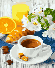 Load image into Gallery viewer, Paint by Numbers - Breakfast and coffee cup