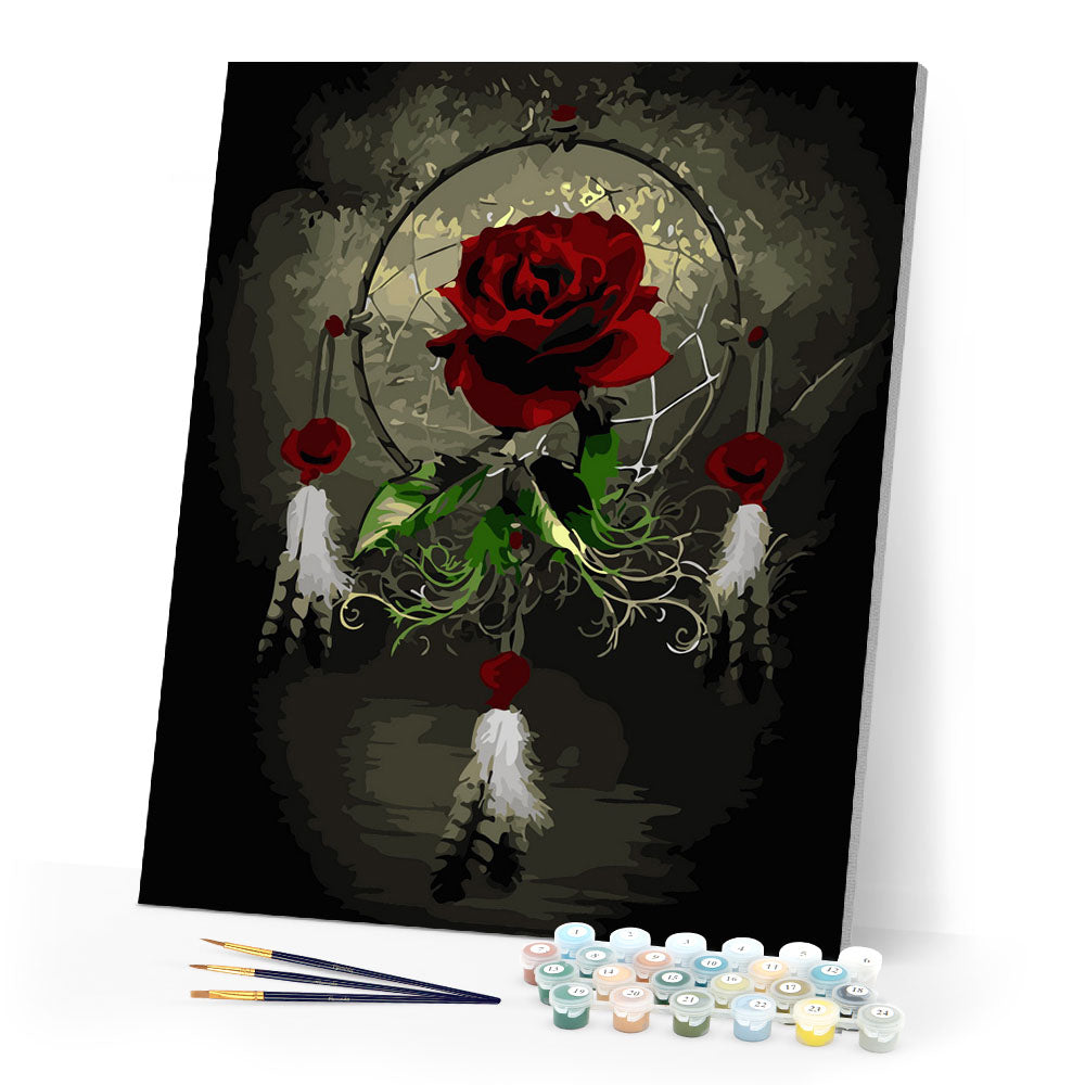 Paint by Numbers - The Great Red Rose