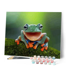 Load image into Gallery viewer, paint by numbers | Little Frog | animals frogs intermediate | FiguredArt