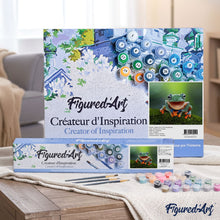 Load image into Gallery viewer, paint by numbers | Little Frog | animals frogs intermediate | FiguredArt