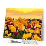 Paint by Numbers - Tulip fields