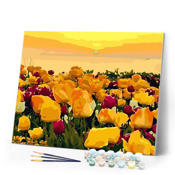 Paint by Numbers - Tulip fields