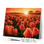 Paint by Numbers - Tulips at sunrise