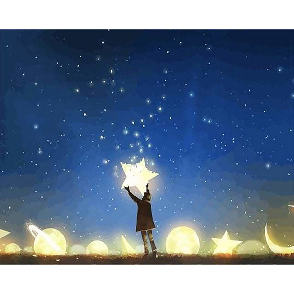 paint by numbers | Reaching the Stars | advanced landscapes | FiguredArt