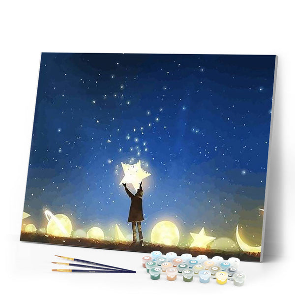 paint by numbers | Reaching the Stars | advanced landscapes | FiguredArt