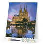 Paint by numbers | Cathedral and reflection of the lake | advanced new arrivals cities | Figured'Art