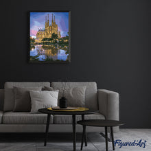Load image into Gallery viewer, Paint by numbers | Cathedral and reflection of the lake | advanced new arrivals cities | Figured'Art