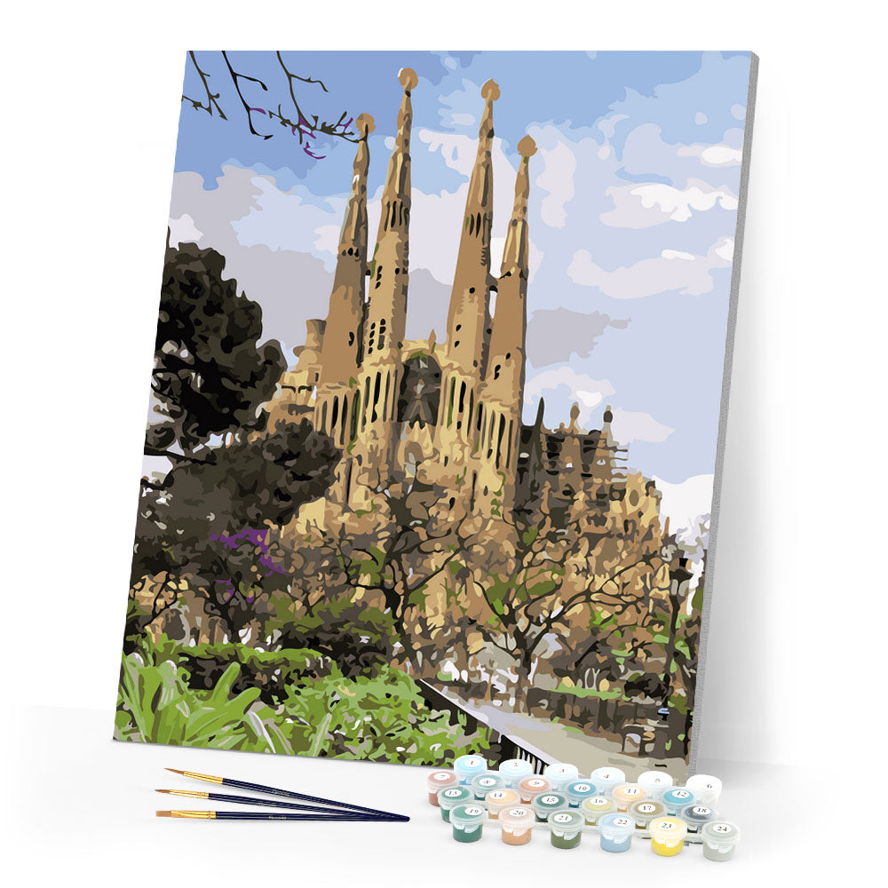 Paint by Numbers - View of the cathedral