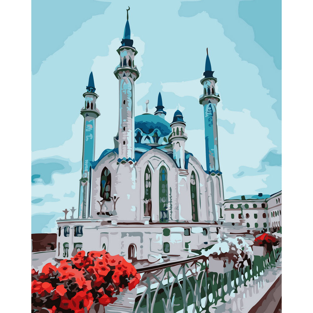 Grand monument by the bridge