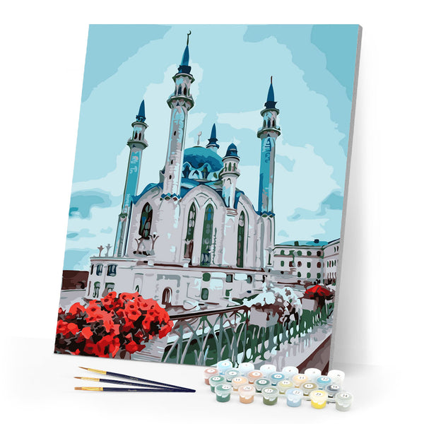Paint by Numbers - Grand monument by the bridge