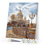 Paint by numbers | Nice building by the road | advanced new arrivals cities | Figured'Art