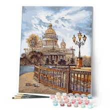 Load image into Gallery viewer, Paint by numbers | Nice building by the road | advanced new arrivals cities | Figured'Art
