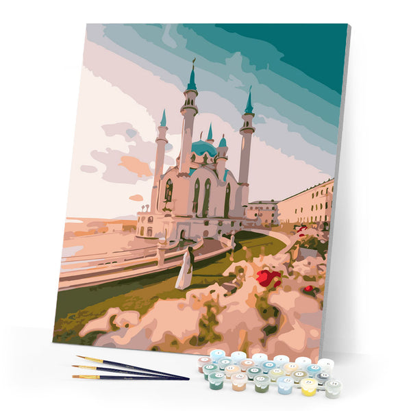 Paint by Numbers - View of a beautiful monument